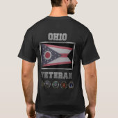 オハイオ退役軍人Tシャツ Tシャツ (裏面)