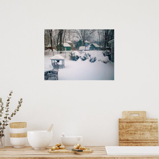 オハイオ雪ポスター ポスター (キッチン)