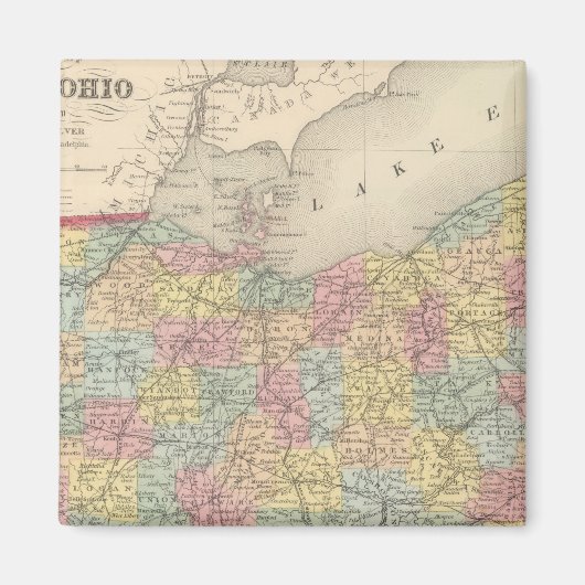 オハイオ13 マグネット (正面)