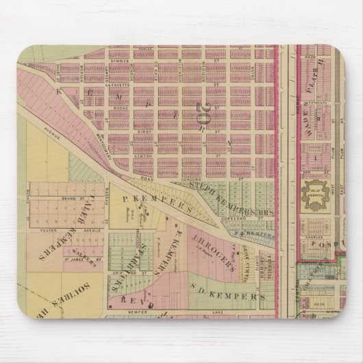 オハイオ4シンシナティ マウスパッド (正面)