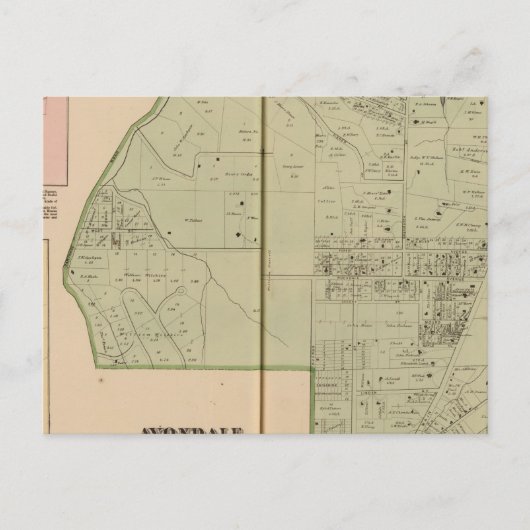 オハイオ・アボンデール ポストカード (正面)