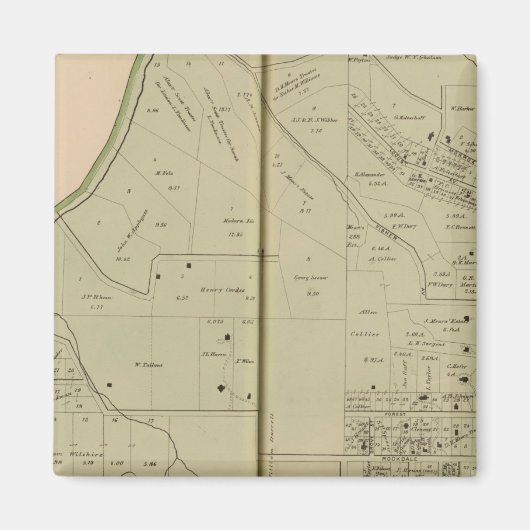 オハイオ・アボンデール マグネット (正面)