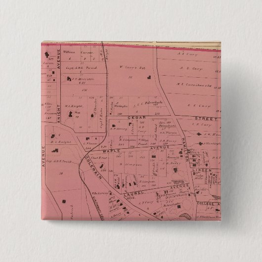 オハイオ·カレッジヒル 缶バッジ (正面)