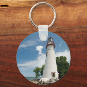 オハイオ・キーチェーン・マーブルヘッドライトハウス キーホルダー (正面)