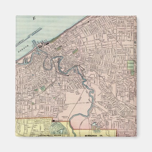 オハイオ・クリーブランド マグネット (正面)