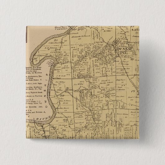 オハイオ·コレライン 缶バッジ (正面)