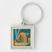 オハイオ，シンシナチ |ヒストリックユニオンターミナル キーホルダー (正面)