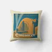 オハイオ，シンシナチ |ヒストリックユニオンターミナル クッション (裏面)