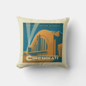 オハイオ，シンシナチ |ヒストリックユニオンターミナル クッション (正面)