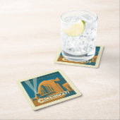 オハイオ,シンシナチ |ヒストリックユニオンターミナル スクエアペーパーコースター (インサイチュ)