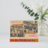 オハイオ、ジムズプレイスカフェテリア、プットインベイ ポストカード (スタンド正面)