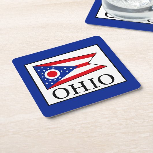 オハイオ スクエアペーパーコースター (アングル)