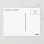 オハイオ・ダウンタウン・クリーブランド ポストカード (裏面)