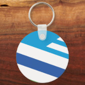 オハイオ・デイトン州旗 キーホルダー (裏面)