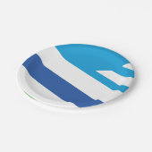 オハイオ・デイトン州旗 ペーパープレート (アングル)