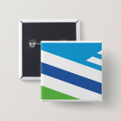 オハイオ・デイトン州旗 缶バッジ (正面&裏面)