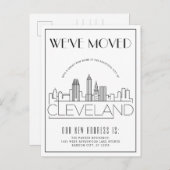 オハイオ・デコ・クモダンリーブランド |住所の変更 案内ポストカード (正面/裏面)