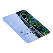 オハイオ – バージニア – スチュベンヴィルブリッジ – アメリカ –  マグネット (右側)