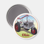 オハイオ・プリマス マグネット (正面/裏面)