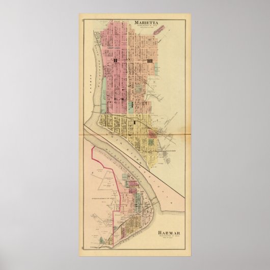 オハイオ，マリエッタ ポスター (正面)