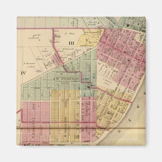 オハイオ・ミドルポート マグネット (正面)