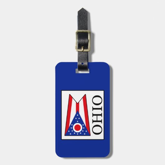 オハイオ ラゲッジタグ (正面縦)