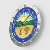 オハイオ ラージ壁時計 (傾斜)