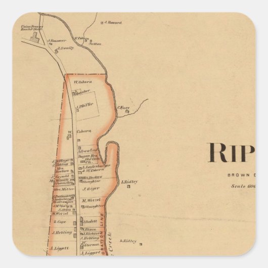 オハイオ・リプリー スクエアシール (正面)