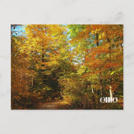 オハイオ、私と一緒に歩く ポストカード (正面)