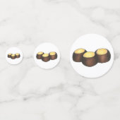 オハイオOHピーナッツバターバッキーバックアイナッツキャンディー コンフェッティ (裏面)