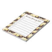 オハイオOHピーナッツバターバッキーバックアイナッツキャンディー ノートパッド (回転)