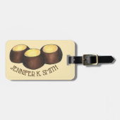 オハイオOHピーナッツバターバッキーバックアイナッツキャンディー ラゲッジタグ (正面横)