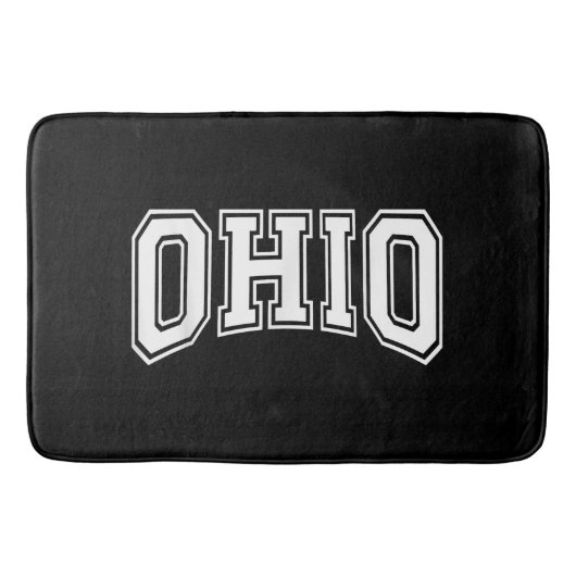 オハイオOH USA バスマット (正面)