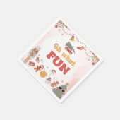 オハイサンタおもしろい誕生日ナプキンス スタンダードカクテルナプキン (角)