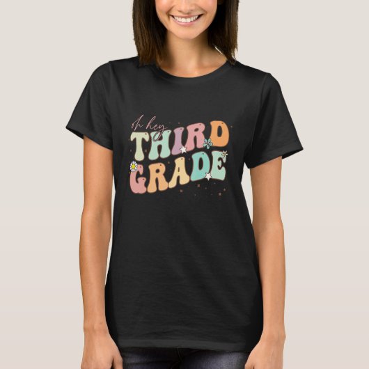 オハイサードグレードGroovy新学期先生K Tシャツ (正面)