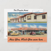 オハイデルランチョモーテル ポストカード (正面/裏面)