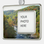 オハイピルリバーイン秋IIペンシルバニア秋 シルバープレートフレームオーナメント (左)