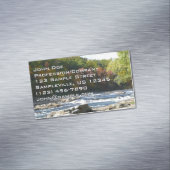 オハイピルリバーラピッドin秋ペンシルバニア秋 マグネット名刺 (インサイチュ)