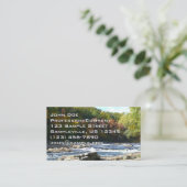 オハイピルリバーラピッドin秋ペンシルバニア秋 名刺 (スタンド正面)