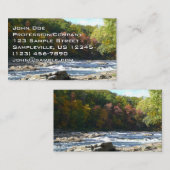 オハイピルリバーラピッドin秋ペンシルバニア秋 名刺 (正面/裏面)