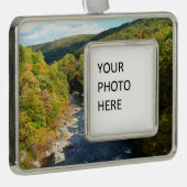 オハイピルリバー秋Iペンシルバニア秋 シルバープレートフレームオーナメント (右)