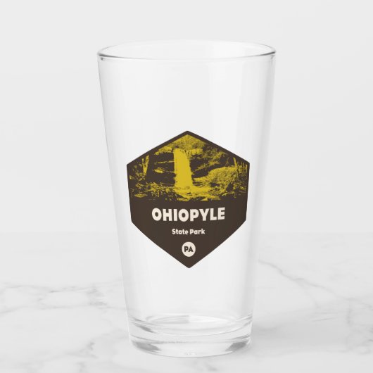 オハイピル州パークペンシルバニア タンブラーグラス (正面)