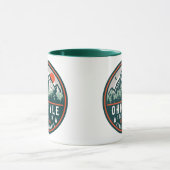 オハイピレ州パークペンシルバニアレトロサンセット マグカップ (中央)