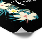 オハナは家族 ハワイの花のバケーション ポスター (角)