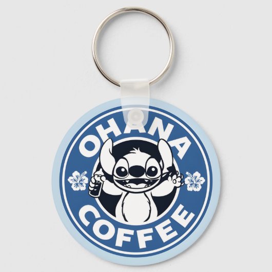オハナコーヒーロゴ キーホルダー (正面)