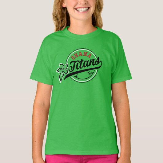 オハナタイタンズガールズシャツ Tシャツ (正面)