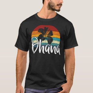 オハナハワイアンハイビスカスフラワーレトロハワイファミリー Tシャツ
