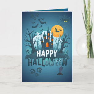 オハロウィンのギーティングカード 名入れ可能 カード