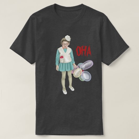 オハ Tシャツ (デザイン正面)