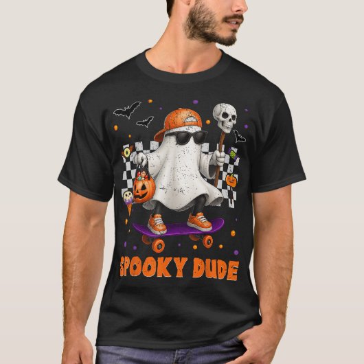 オバケ幽霊ハロウィン お化け Tシャツ (正面)